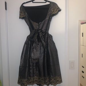 Rare Vivienne Westwood Metallic Silver Gold Dress